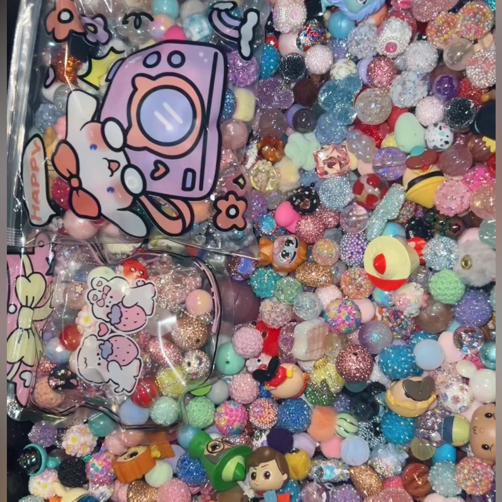 pretty mix bead scoop